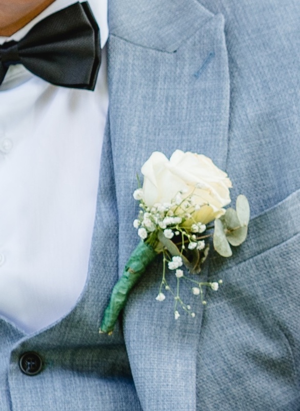 Anstecker für den Bräutigam